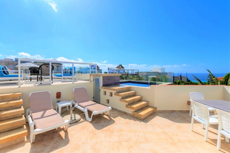 Isla Mujeres Casa Elegante Rooftop Heated Pool