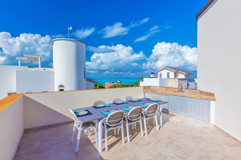 Isla Mujeres Vacation Rental Casa Elegante Luxury Vacation Ocean Views